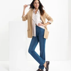 High Waist Straight Knit STARFISH Jeans