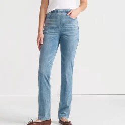 High Waist Straight Knit STARFISH Jeans