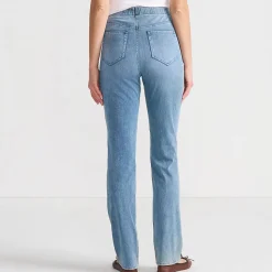 High Waist Straight Knit STARFISH Jeans