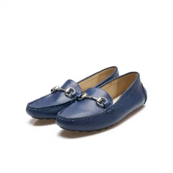 Horsebit Mokassins aus Leder für Damen