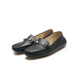 Horsebit Mokassins aus Leder für Damen