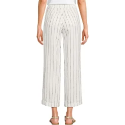 7/8-Hose aus Leinen für Damen