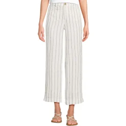 7/8-Hose aus Leinen für Damen