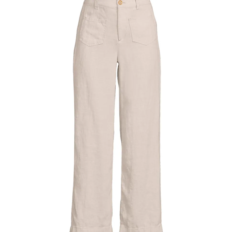 7/8-Hose aus Leinen für Damen