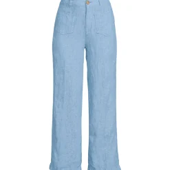 7/8-Hose aus Leinen für Damen