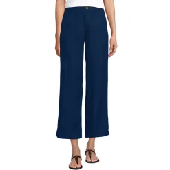 7/8-Hose aus Leinen für Damen