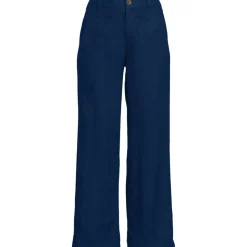 7/8-Hose aus Leinen für Damen