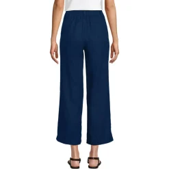 7/8-Hose aus Leinen für Damen