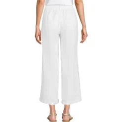 7/8-Hose aus Leinen für Damen