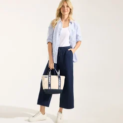 7/8-Hose SPORT KNIT mit weitem Bein für Damen