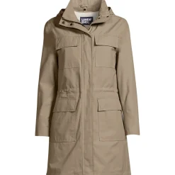3-in-1-Wachsjacke aus Baumwollmix für Damen