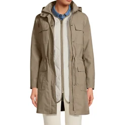 3-in-1-Wachsjacke aus Baumwollmix für Damen