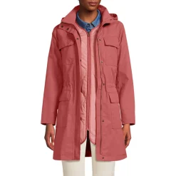 3-in-1-Wachsjacke aus Baumwollmix für Damen
