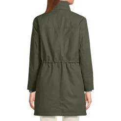 3-in-1-Wachsjacke aus Baumwollmix für Damen