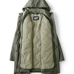 3-in-1-Wachsjacke aus Baumwollmix für Damen