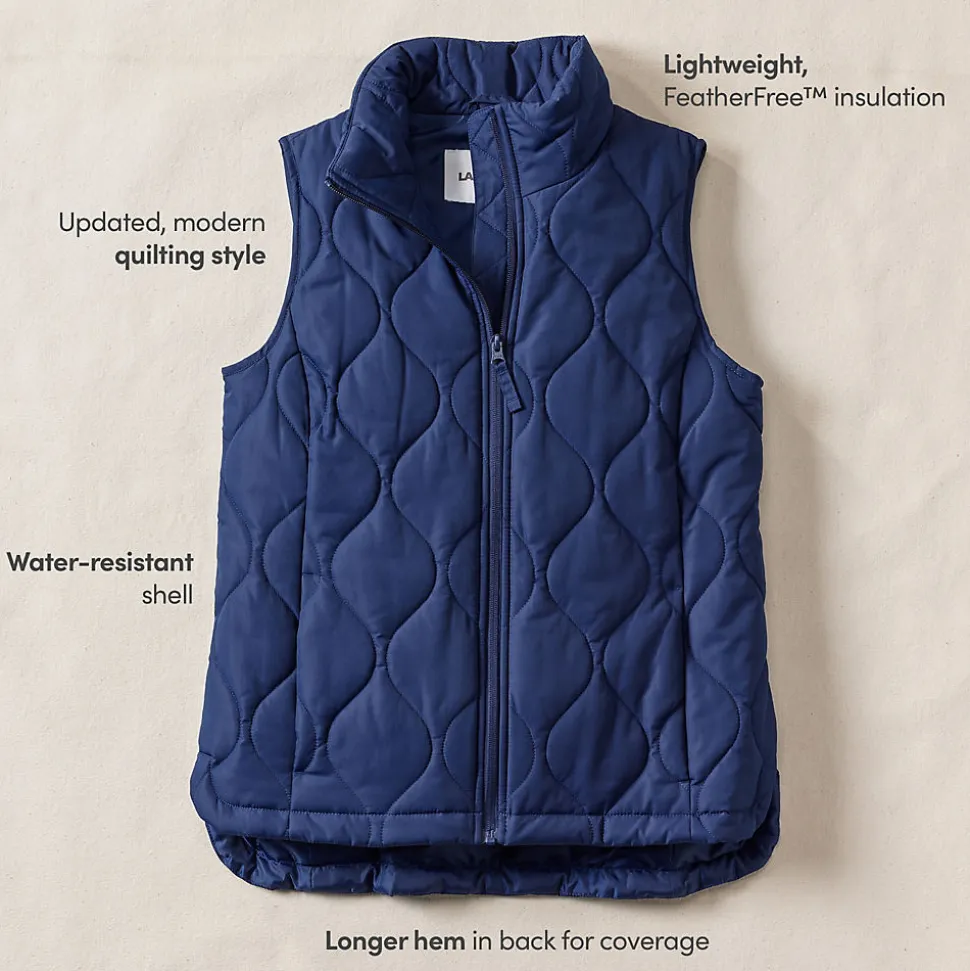 Isolierte Steppweste FeatherFree für Damen