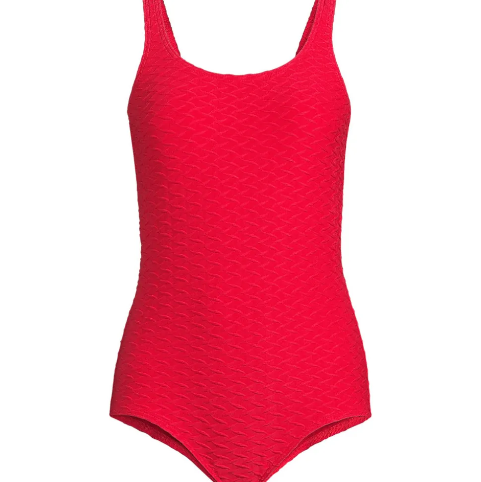 Jacquard Komfort-Badeanzug für Damen