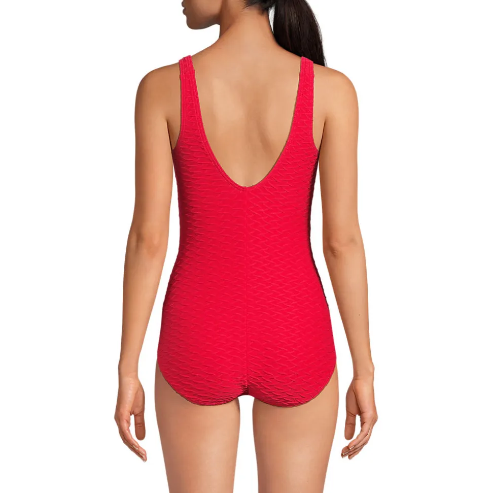 Jacquard Komfort-Badeanzug für Damen