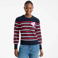 Jacquard-Pullover DRIFTER mit Ballonärmeln für Damen