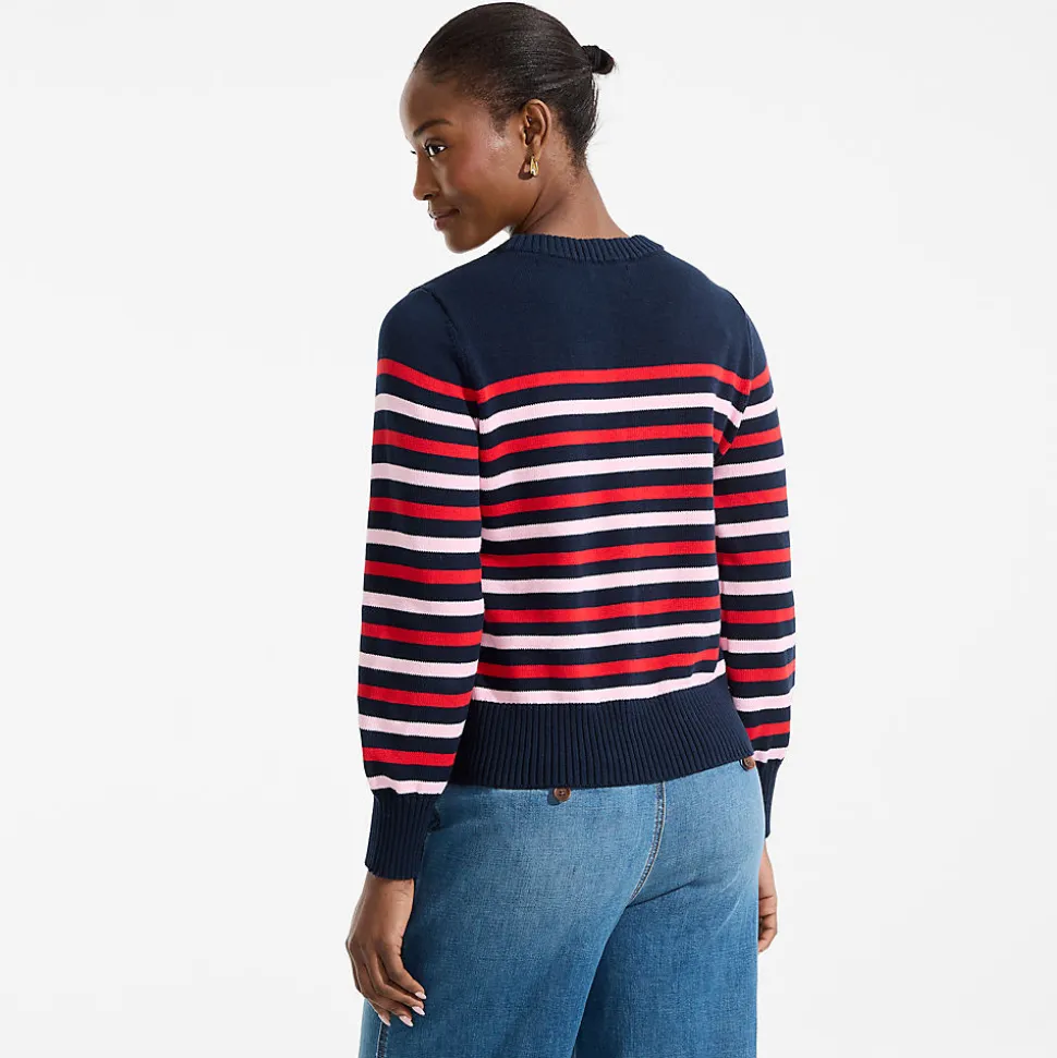 Jacquard-Pullover DRIFTER mit Ballonärmeln für Damen