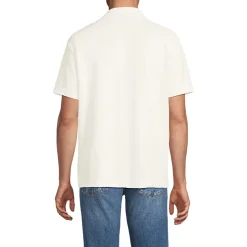 Jacquard-Shirt mit V-Ausschnitt für Herren