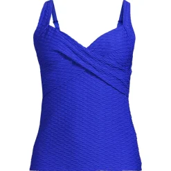 Jacquard Wickel-Tankinitop mit V-Ausschnitt für Damen