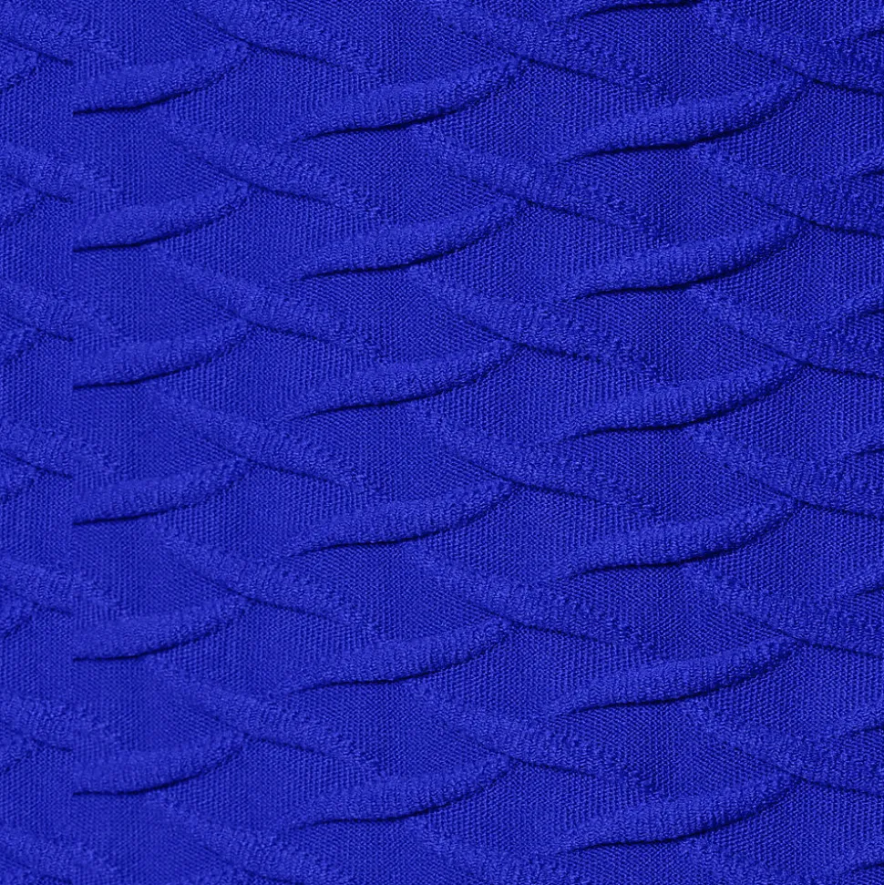 Jacquard Wickel-Tankinitop mit V-Ausschnitt für Damen