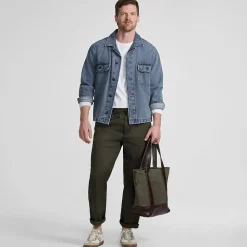 Jeans-Hemdjacke für Herren