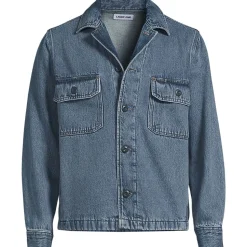 Jeans-Hemdjacke für Herren