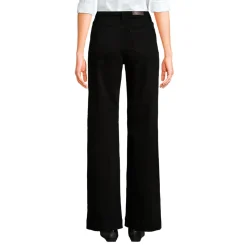 Jeans High Waist mit weitem Bein Farbig