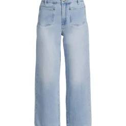 7/8-Jeans mit weitem Bein
