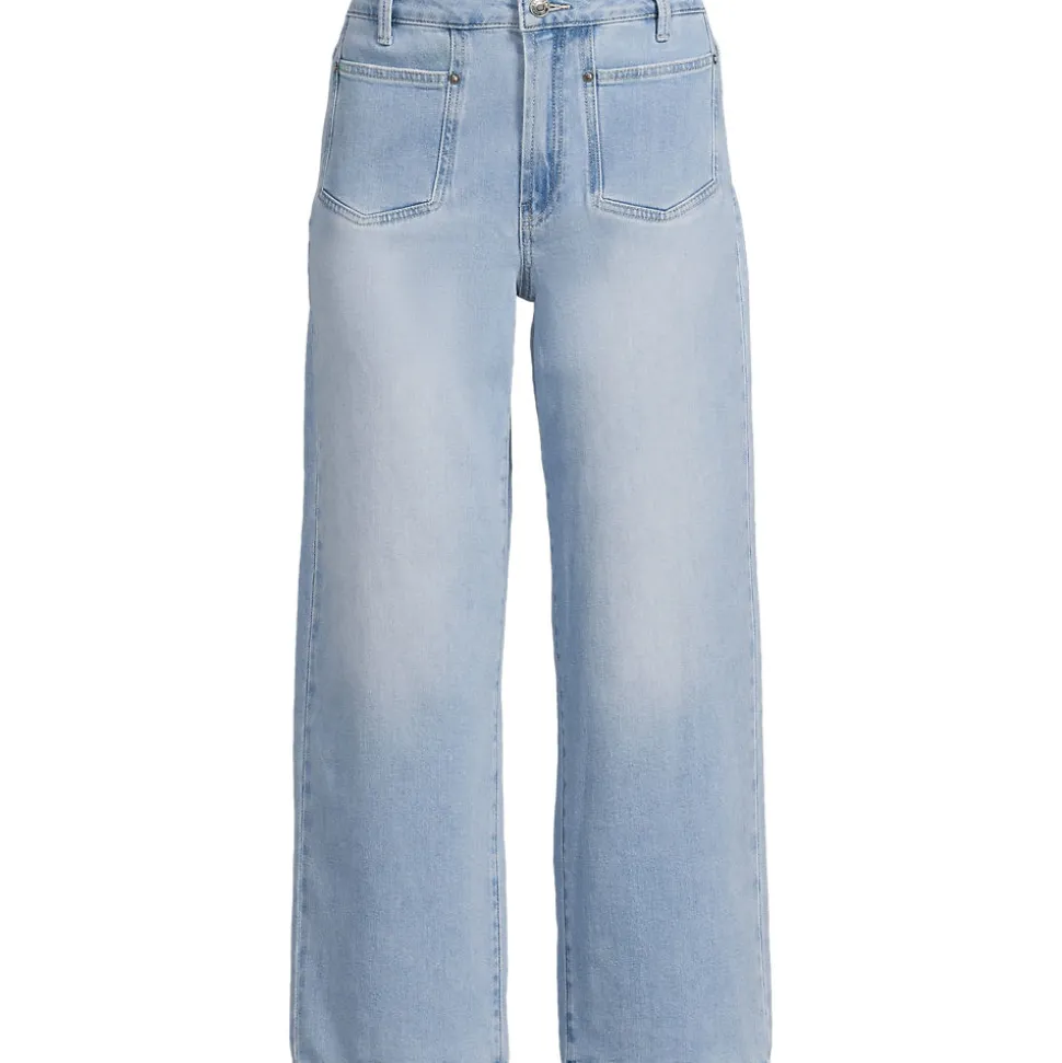 7/8-Jeans mit weitem Bein