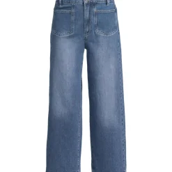 7/8-Jeans mit weitem Bein