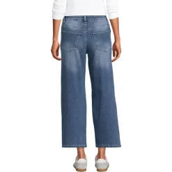 7/8-Jeans mit weitem Bein