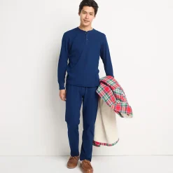 Jersey-Pyjamahose für Herren