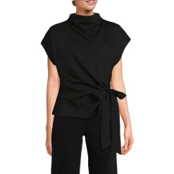 Jerseyshirt mit Knotendetail für Damen