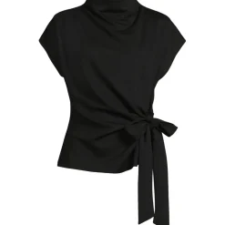 Jerseyshirt mit Knotendetail für Damen