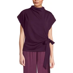 Jerseyshirt mit Knotendetail für Damen
