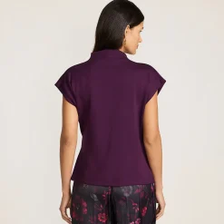 Jerseyshirt mit Knotendetail für Damen