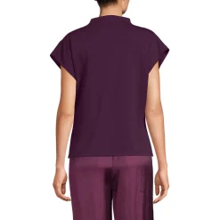 Jerseyshirt mit Knotendetail für Damen