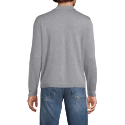 Jersey-Sweaterjacke mit Brusttaschen für Herren