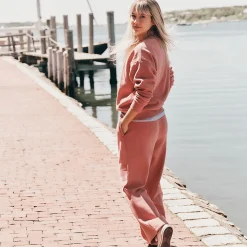 Jogginghose mit geradem Bein SERIOUS SWEATS für Damen
