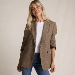 Karierter Blazer für Damen