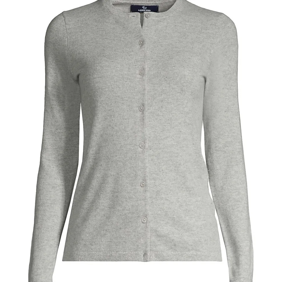 Kaschmir-Cardigan mit rundem Ausschnitt