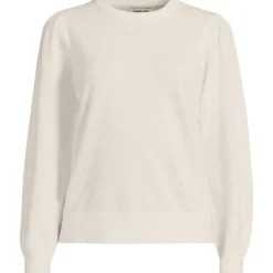 Kaschmirpullover mit Puffärmeln für Damen