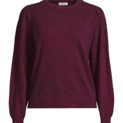 Kaschmirpullover mit Puffärmeln für Damen