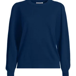 Kaschmirpullover mit Puffärmeln für Damen