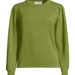 Kaschmirpullover mit Puffärmeln für Damen