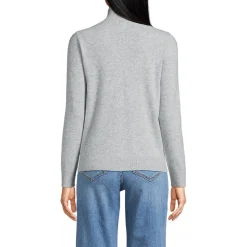 Kaschmir-Pullover mit Reißverschluss für Damen