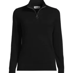 Kaschmir-Pullover mit Reißverschluss für Damen